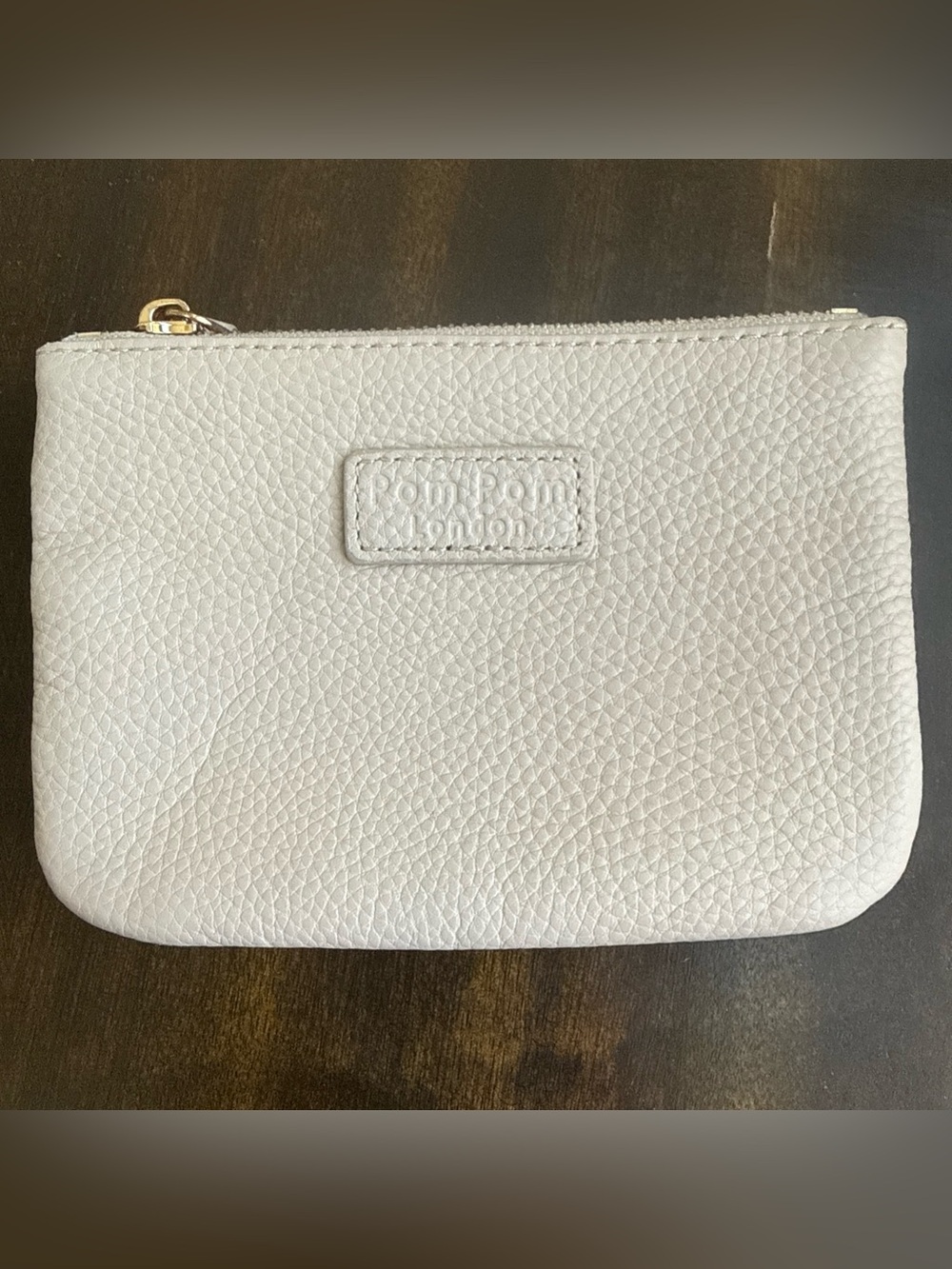 Pom Pom London gray Coin Purse